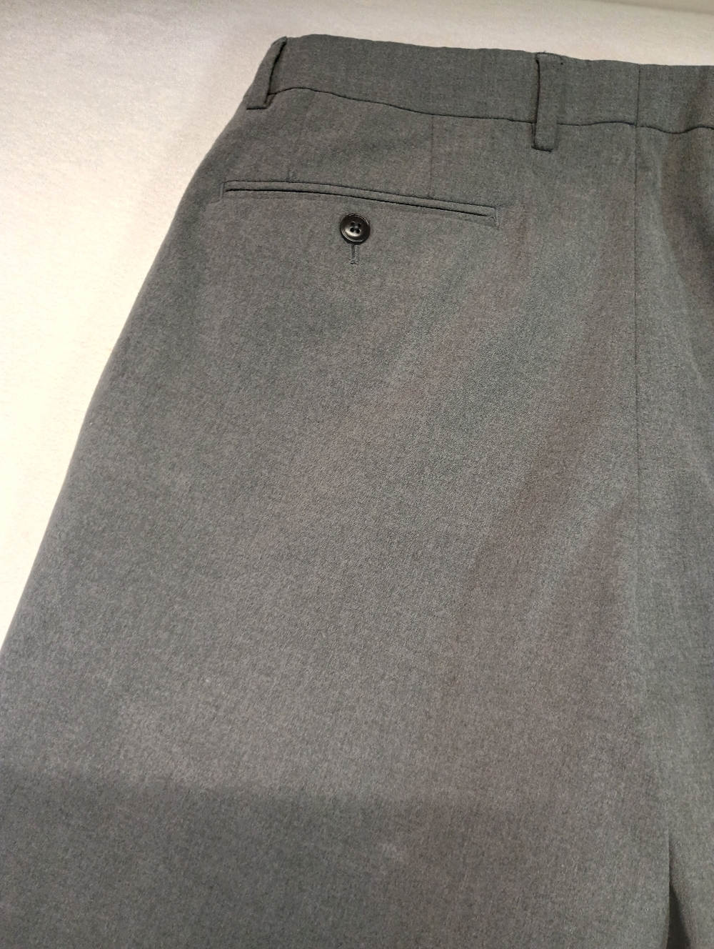 Michael Kors Men's Size 32 Gray Dress Pants - Classic Straight Fit - Picture 4 of 7